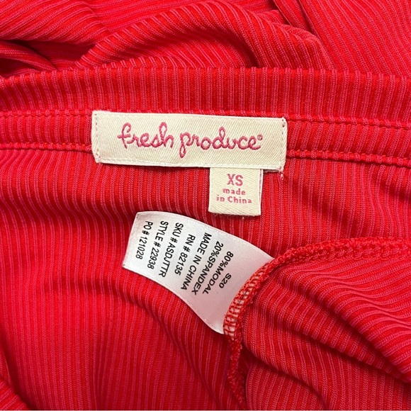 Fresh Produce Ribbed Swing Dress Size: XSmall Modal & Spandex - Picture 7 of 7